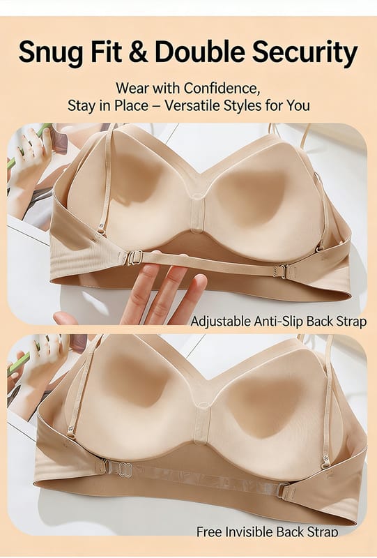 Criss Cross Thin Strap Push Up Bra detail 3
