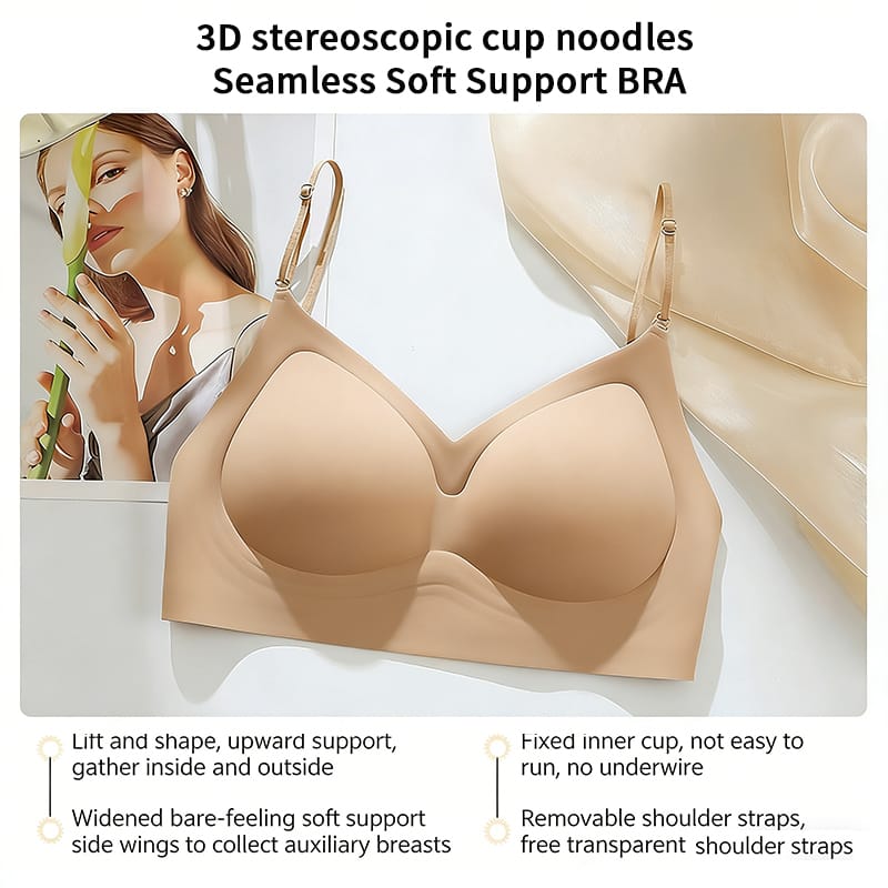 Criss Cross Thin Strap Push Up Bra