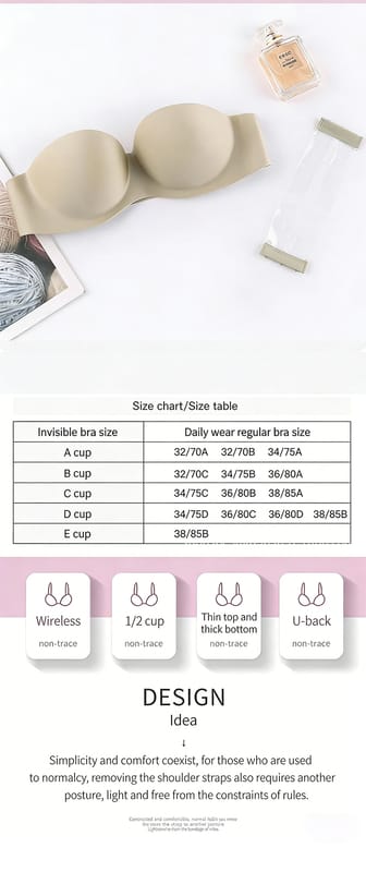 Strapless Anti Slip Seamless Bra detail 6
