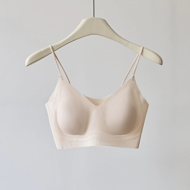 Ultra Thin Spaghetti Strap Minimizer Seamless Bra