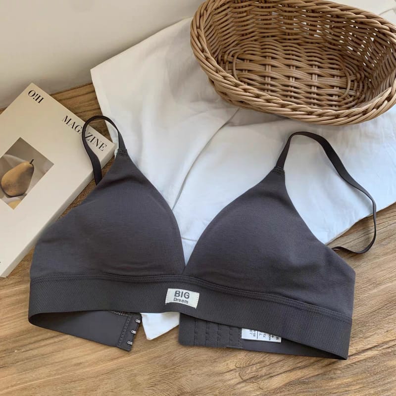 French Triangle Minimizer Wirefree Bralette