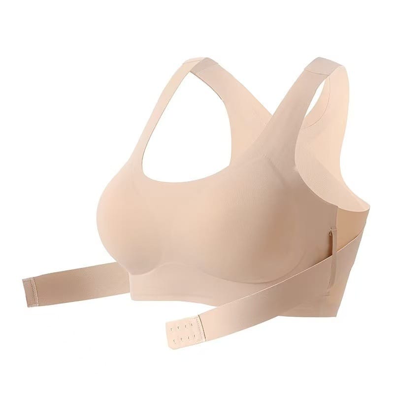 Front Closure Posture Corrector Yoga Sports Bra