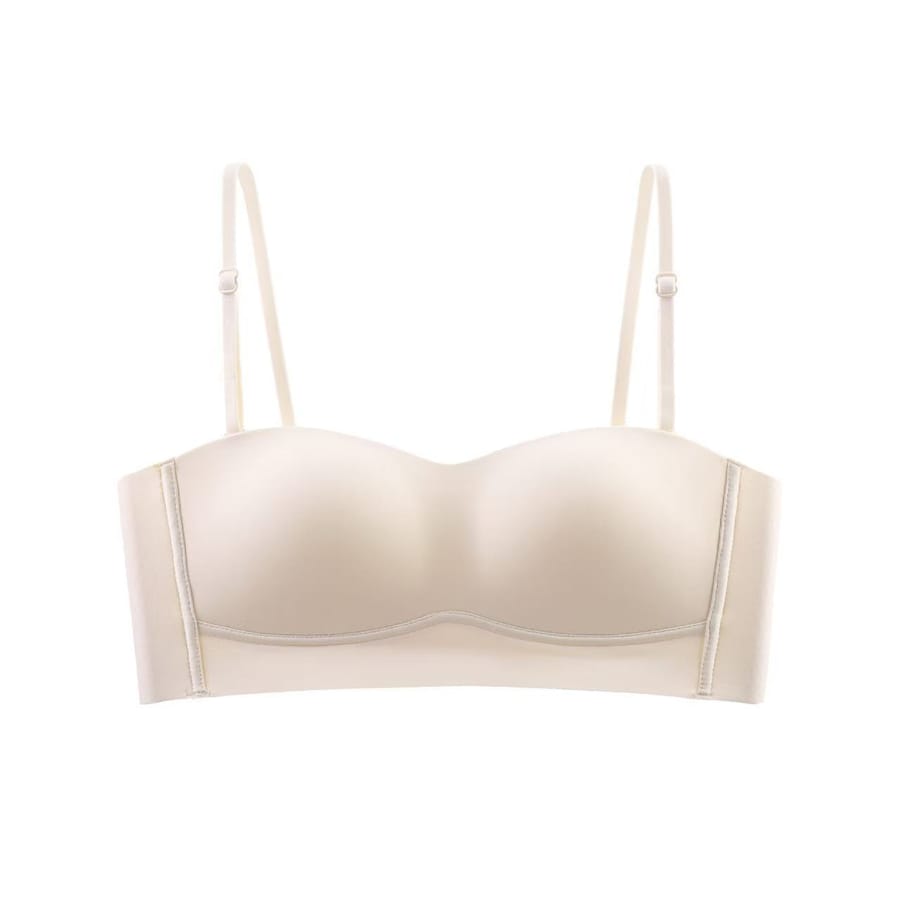 Strapless Anti Slip Wirefree Push Up Bandeau Bra