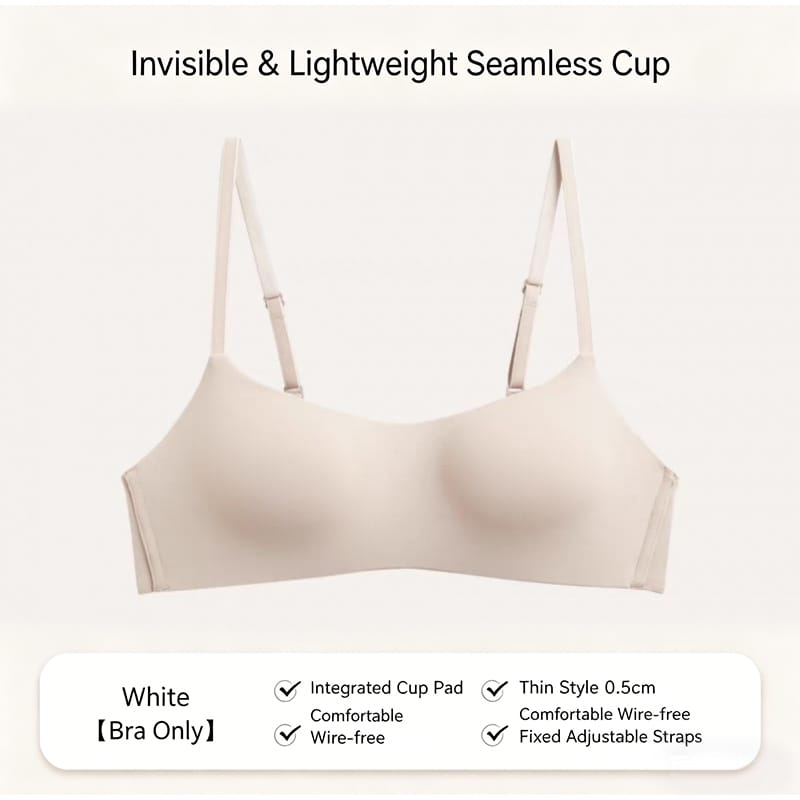One Piece Ultra Thin Seamless Push Up Bra