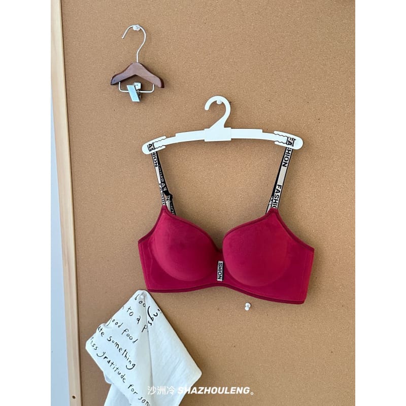 Velvet Heavy Padded Push Up Winter Bra