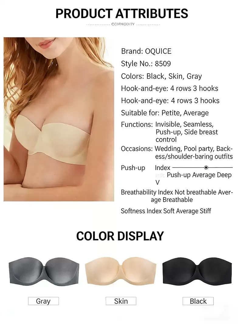 Strapless Push-Up Bra 14