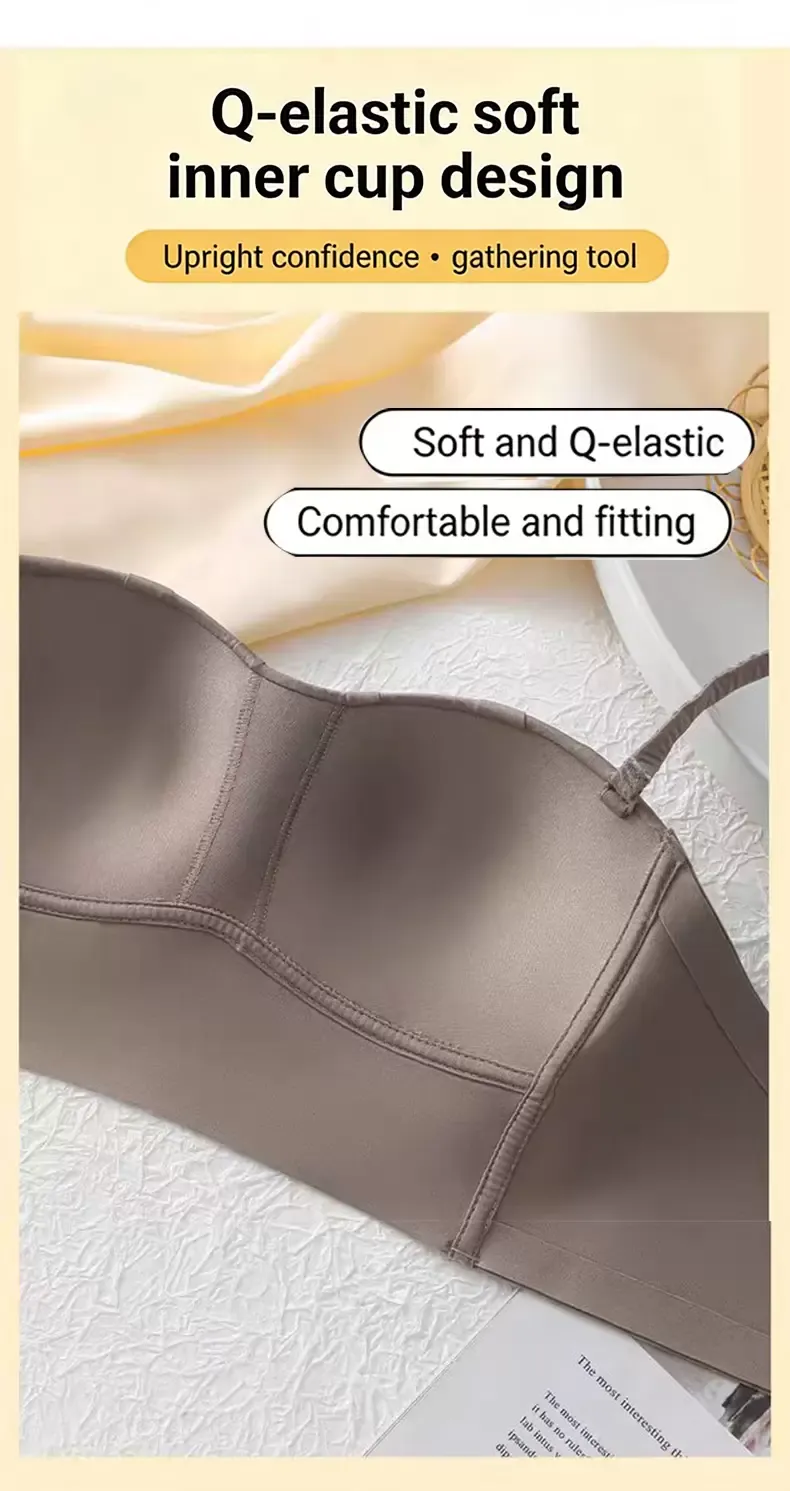 Strapless Wireless Push-Up Bra 10