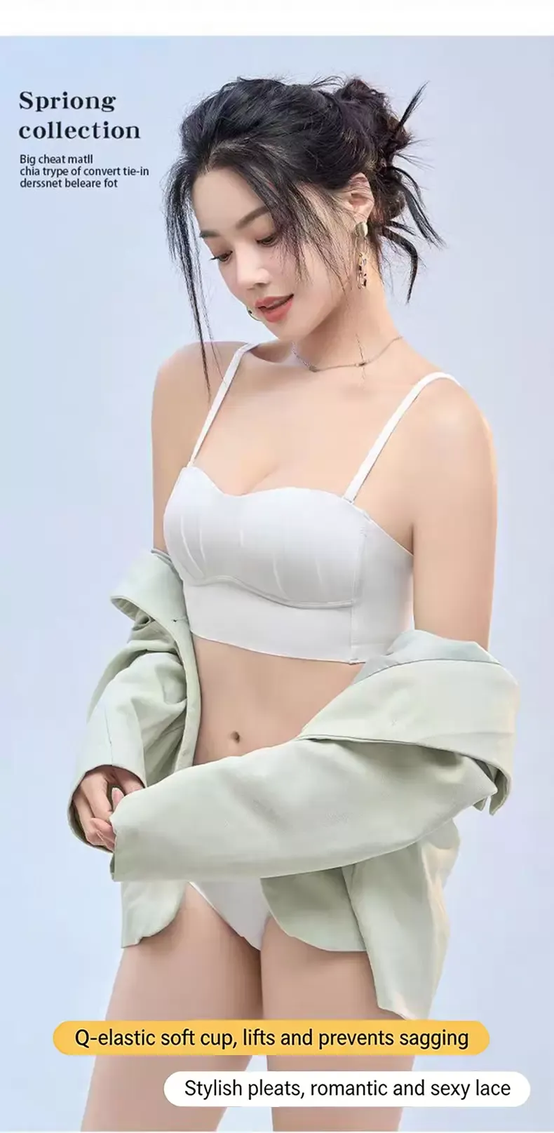 Strapless Wireless Push-Up Bra 9