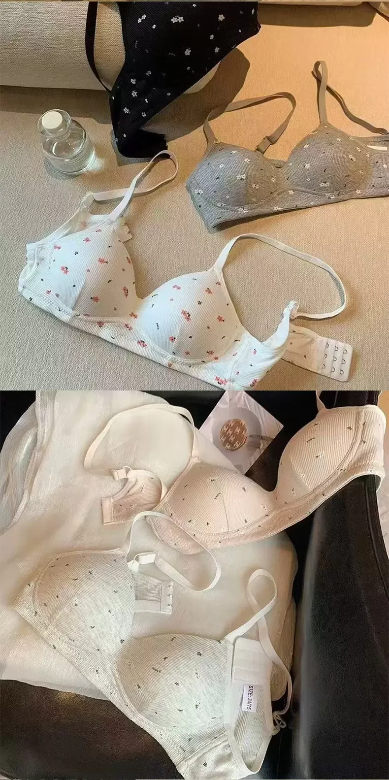 Floral Wireless Bra 13