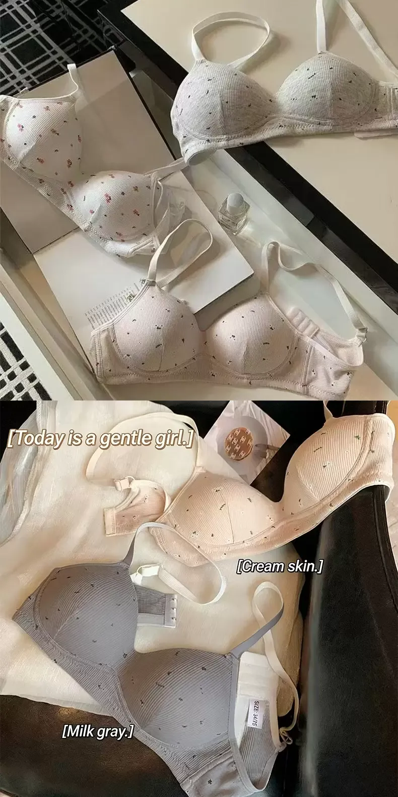 Floral Wireless Bra 14