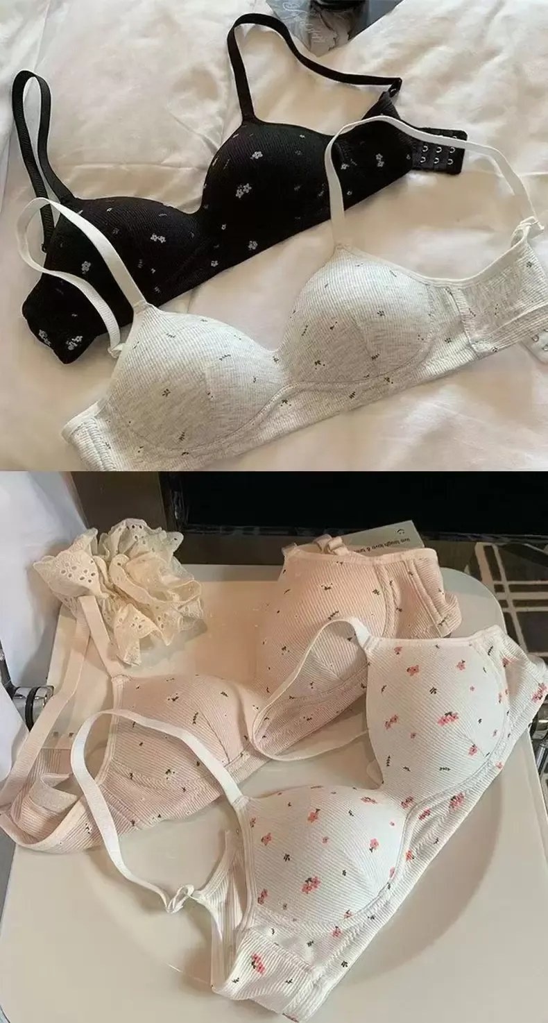 Floral Wireless Bra 9