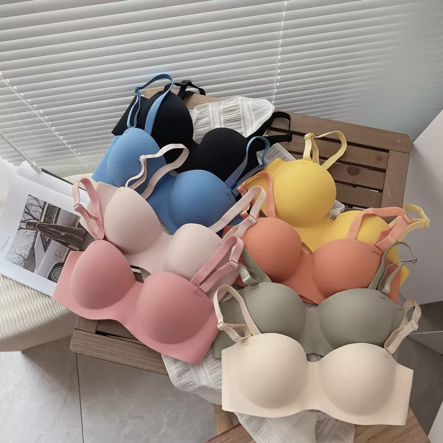 Wireless Demi Cup Push-Up Bra for Women – Seamless Support Bra with Lift, Shaping & Back Design - quality craftsmanship detail 1