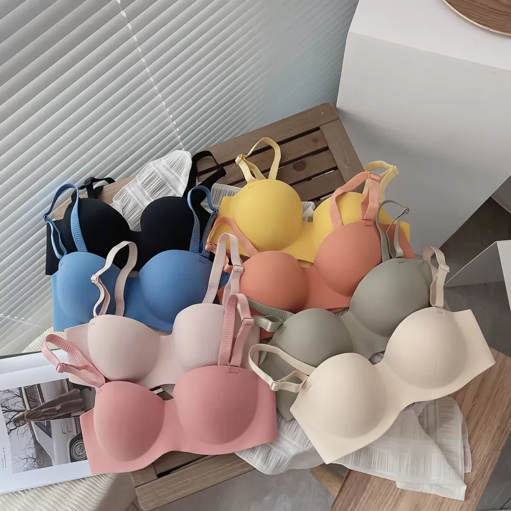 Wireless Demi Cup Push-Up Bra for Women – Seamless Support Bra with Lift, Shaping & Back Design