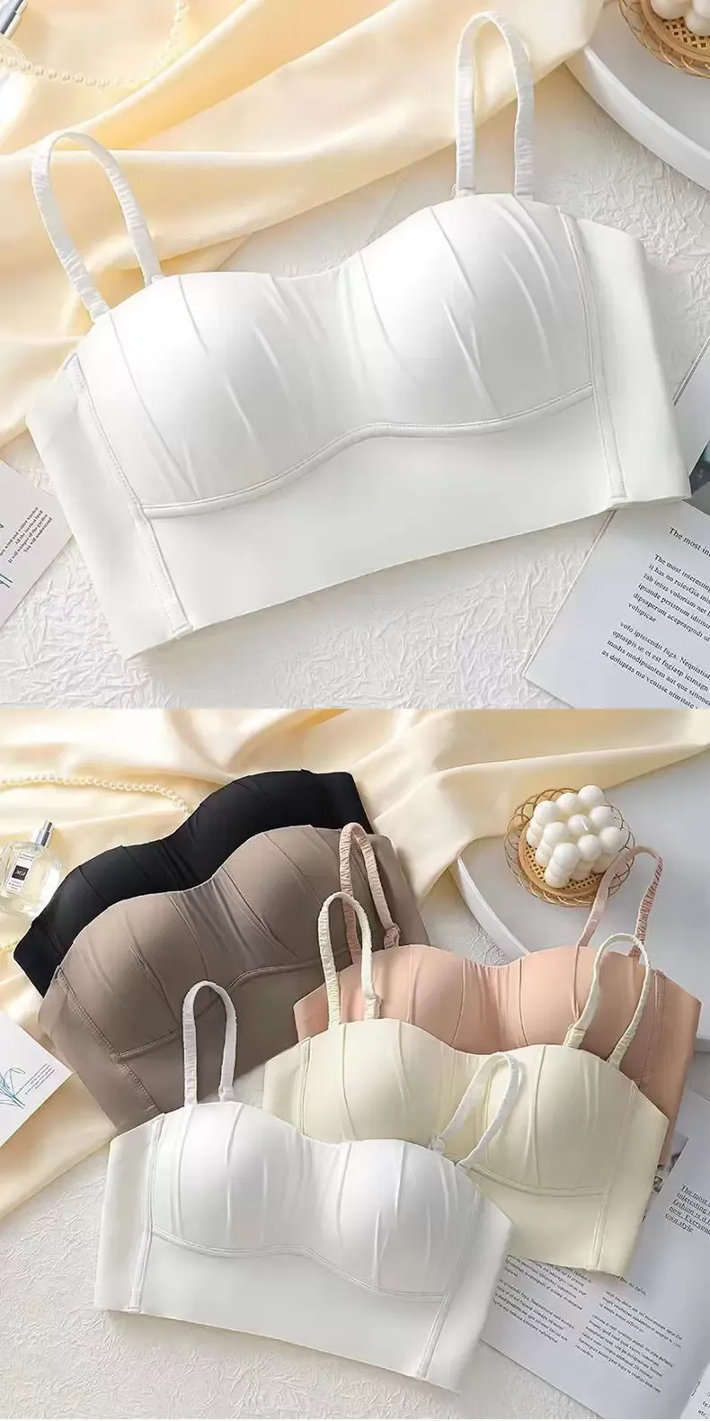 Strapless Wireless Push-Up Bra 8