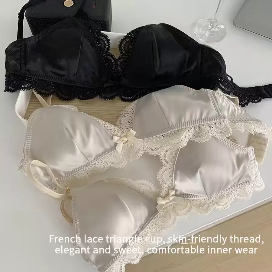 Korean Lace Triangle Bra 2