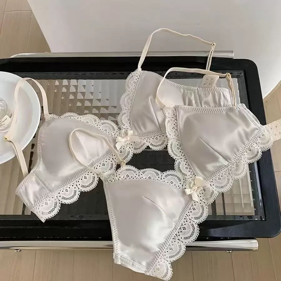 Korean Lace Triangle Bra 3