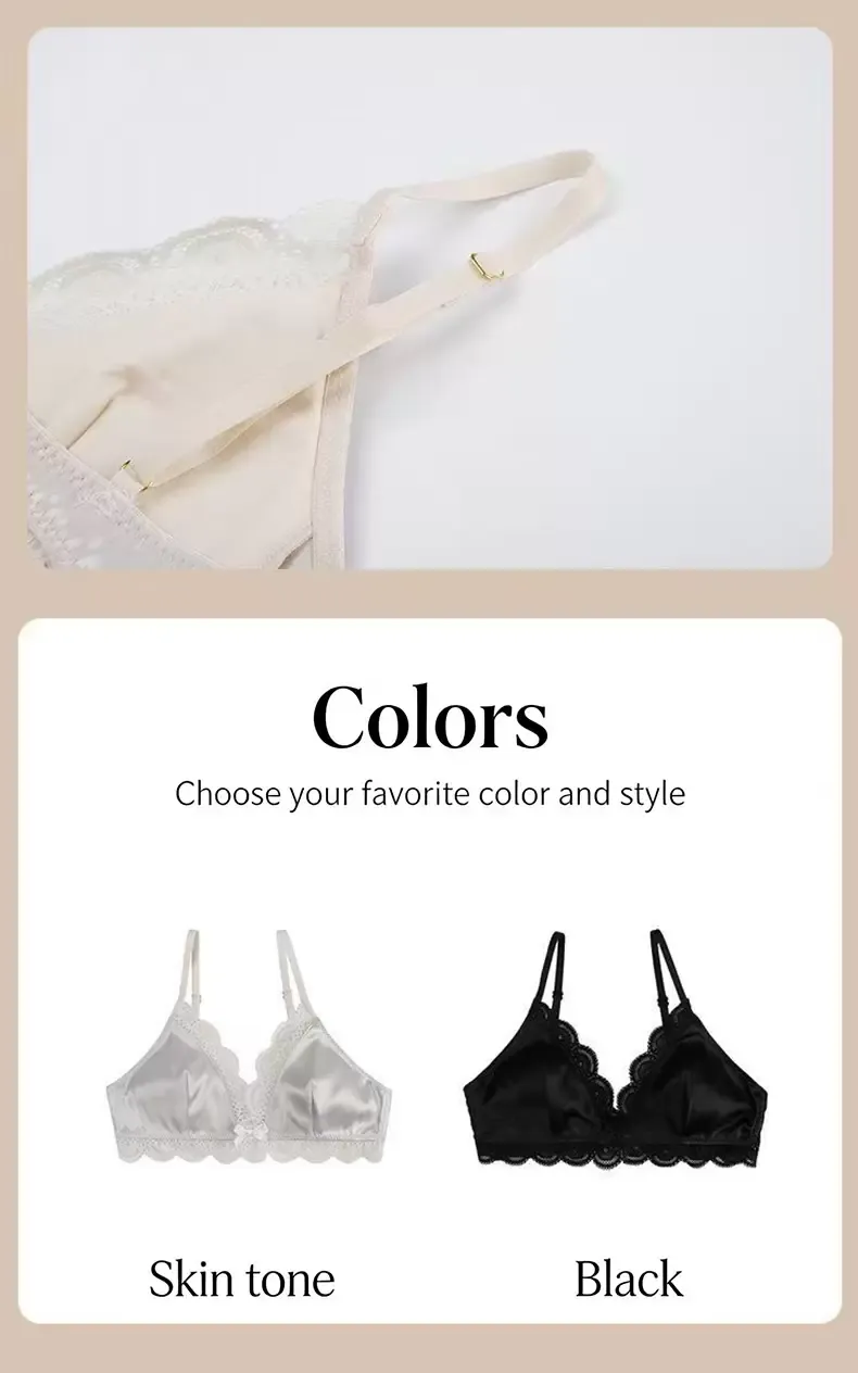 Korean Lace Triangle Bra 6