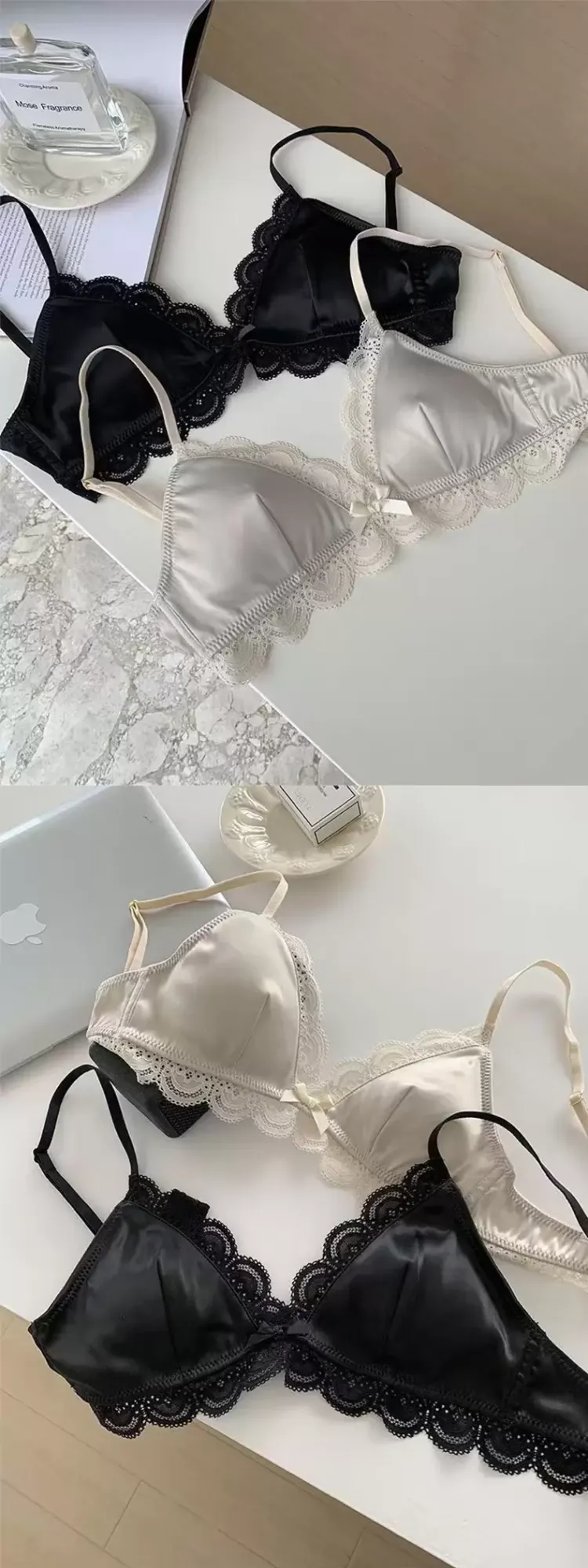 Korean Lace Triangle Bra 7