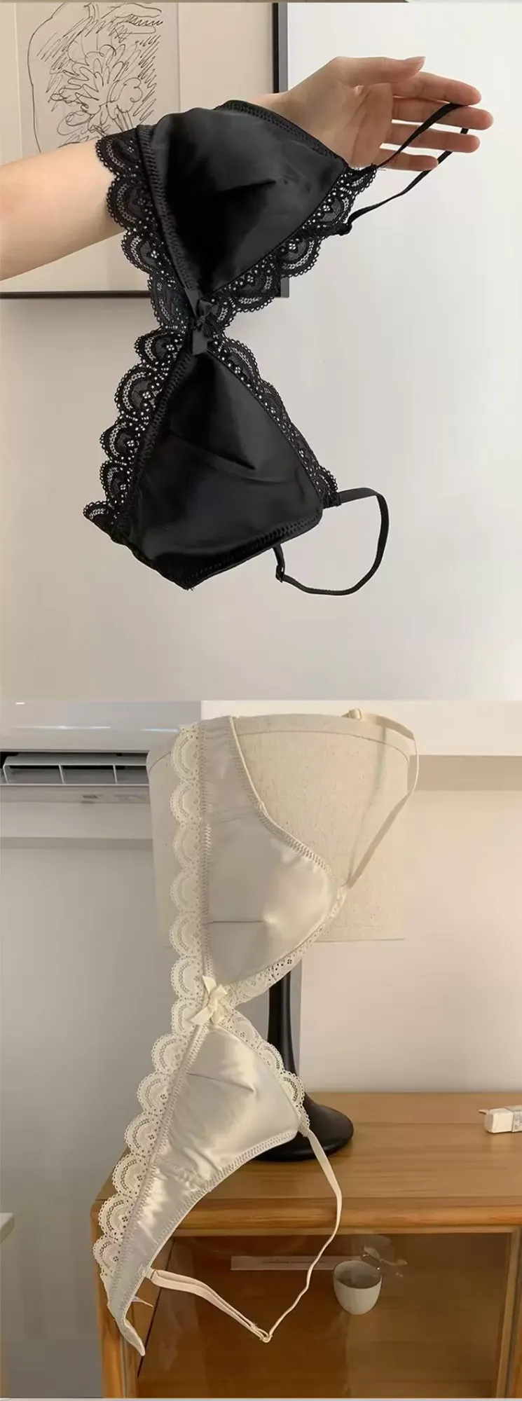 Korean Lace Triangle Bra 8