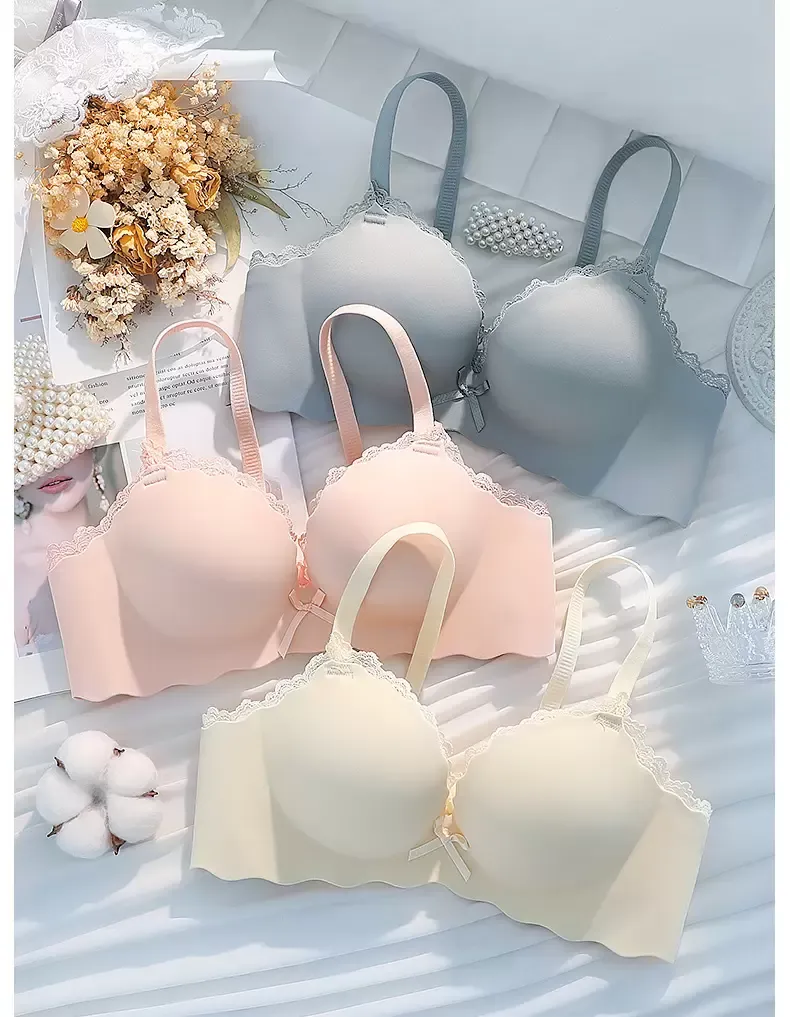 Wireless Seamless Bra Set - quality craftsmanship detail 1