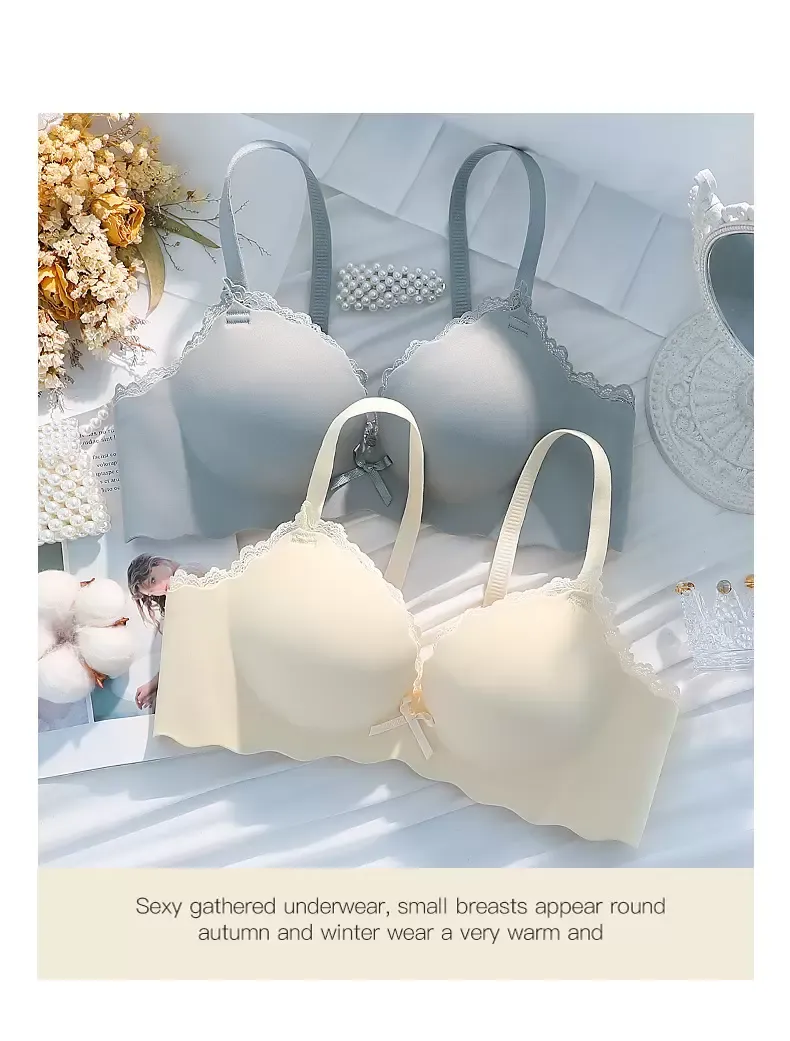 Wireless Seamless Bra Set - quality craftsmanship detail 10