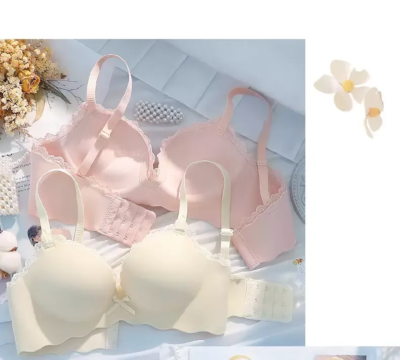 Wireless Seamless Bra Set - quality craftsmanship detail 11