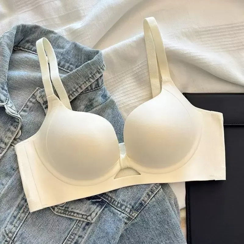 Red Wireless Push-Up Bra 3