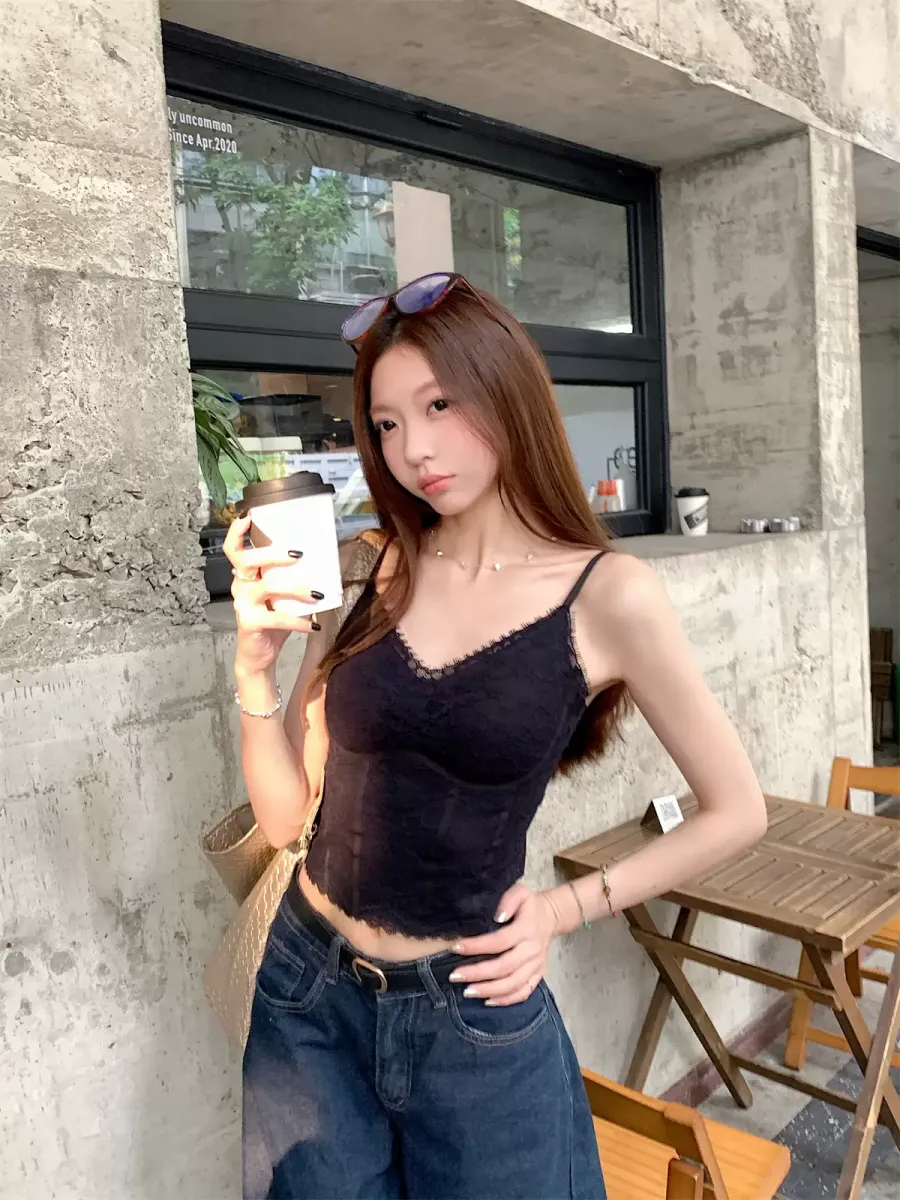 Lace Camisole Top - quality craftsmanship detail 6