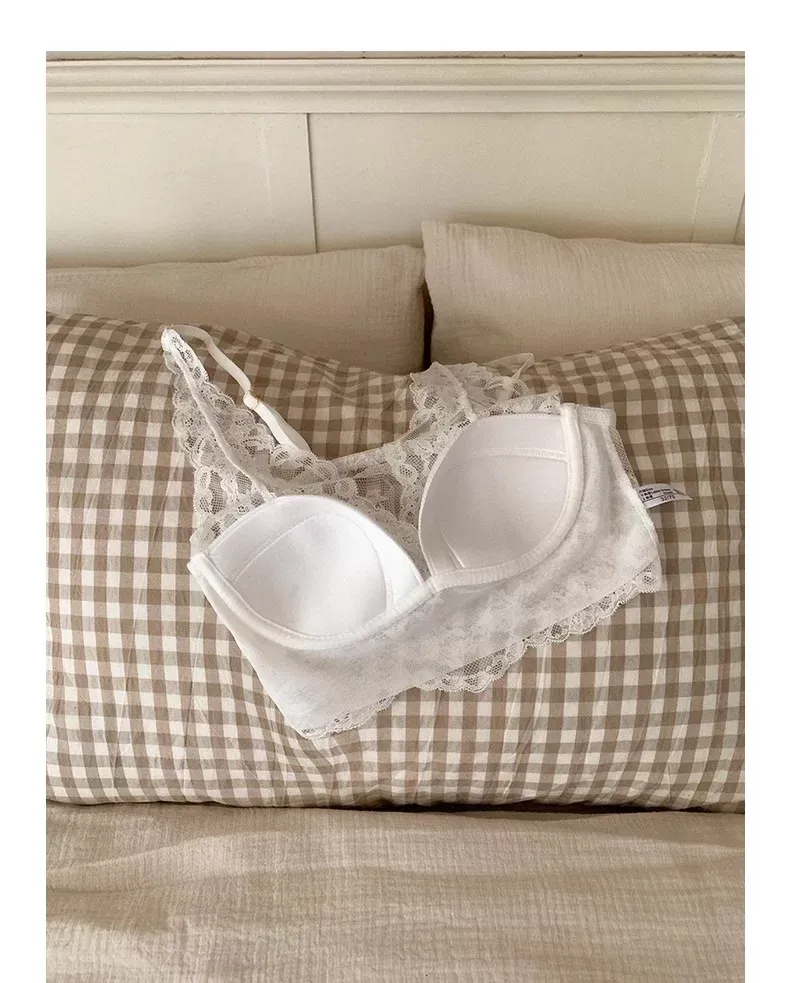Sexy Lace Push-Up Bra Set - quality craftsmanship detail 4