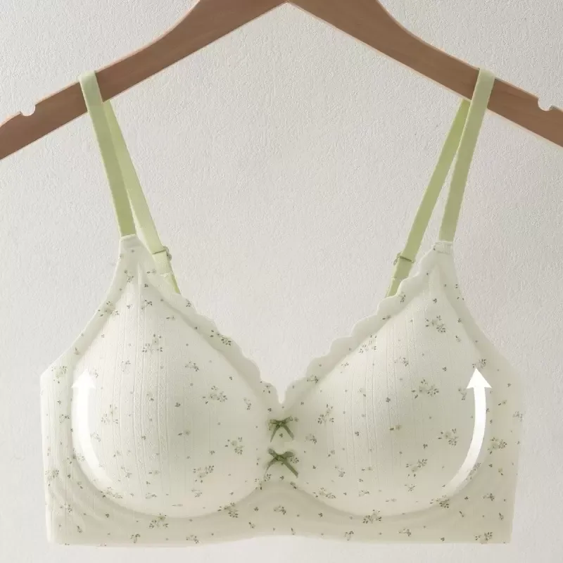 Cotton Lace Triangle Bra