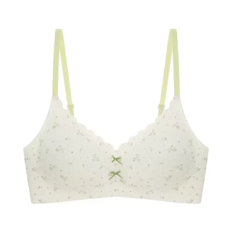 Cotton Lace Triangle Bra 6