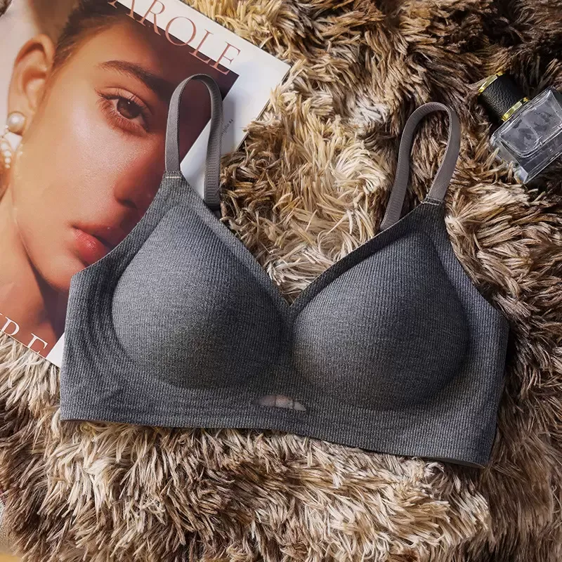 Striped Push Up Bra – Wireless Sexy Back Bra for Small Bust LX054 3