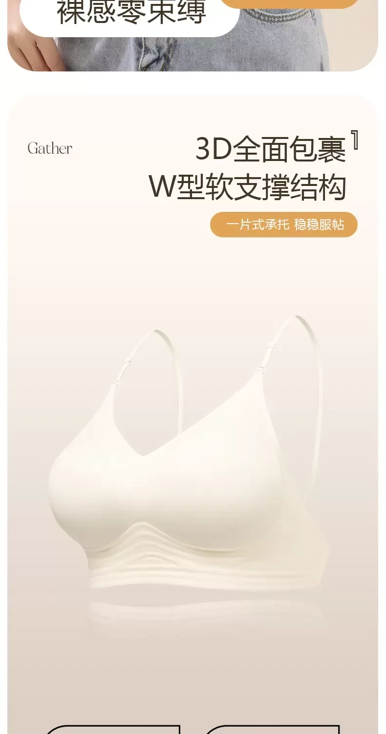 Ice Silk Seamless Wireless Bra - quality craftsmanship detail 4