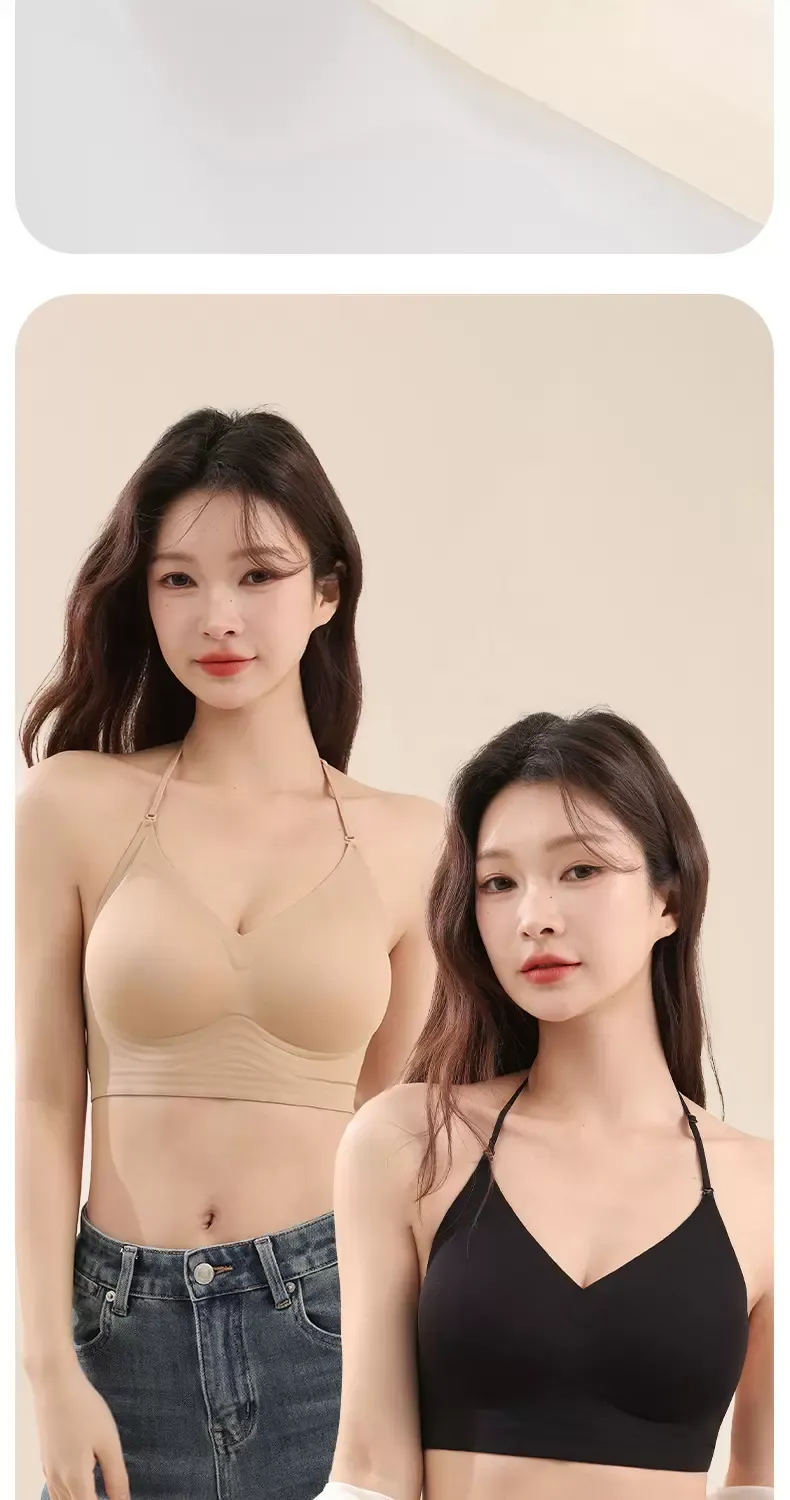 Ice Silk Seamless Wireless Bra - quality craftsmanship detail 5
