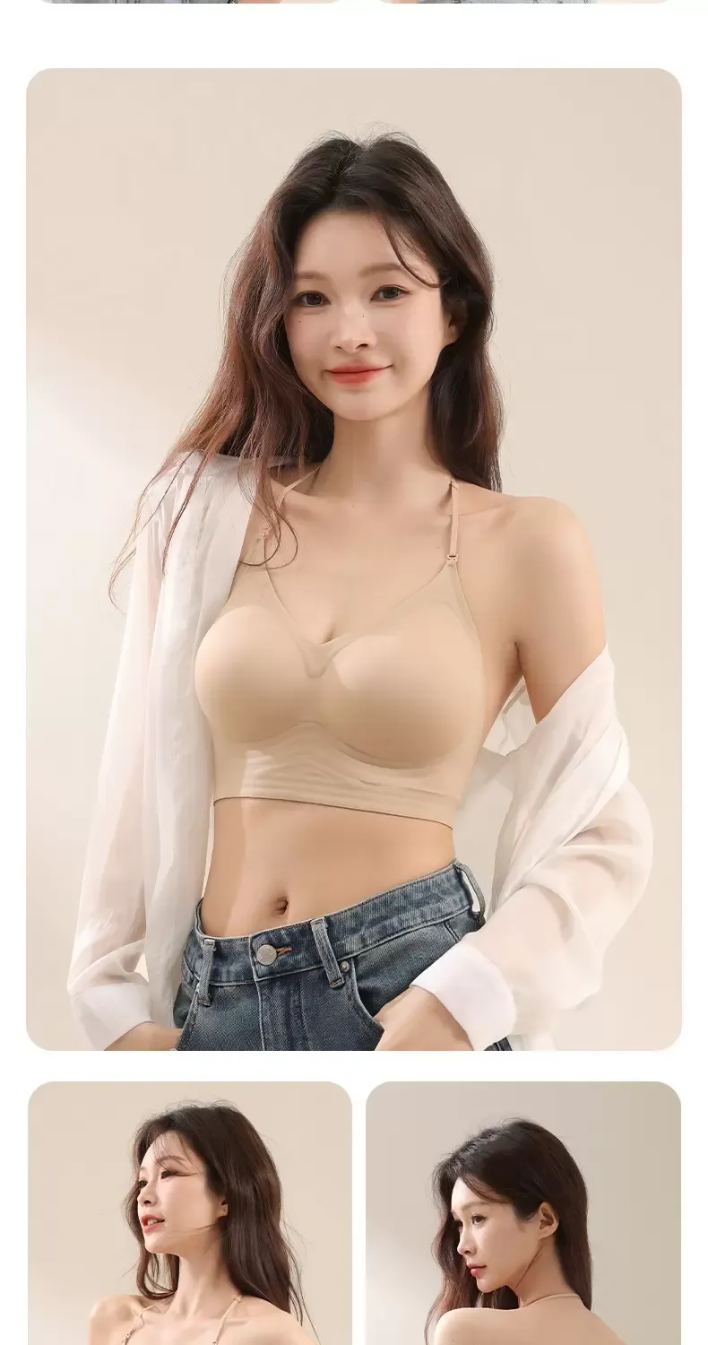 Ice Silk Seamless Wireless Bra - quality craftsmanship detail 6