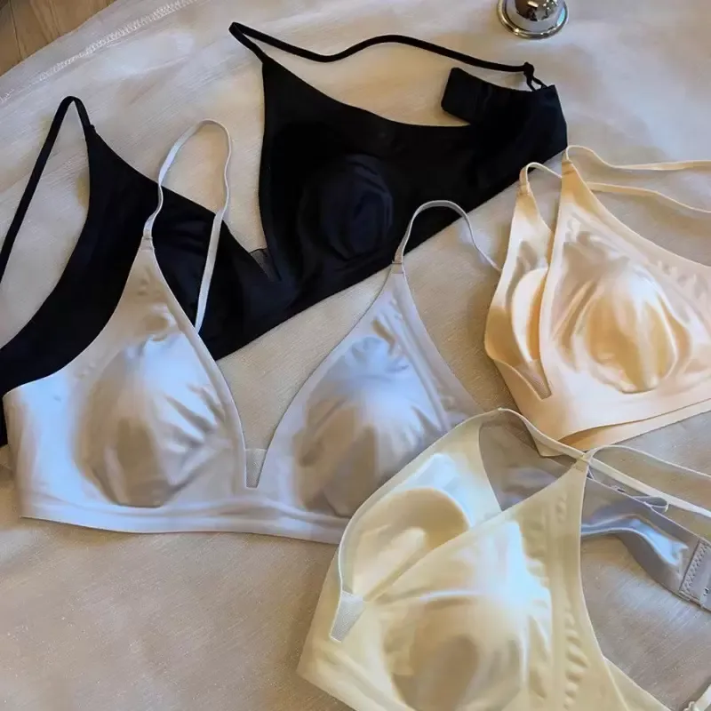 Deep V Seamless Wireless Bra
