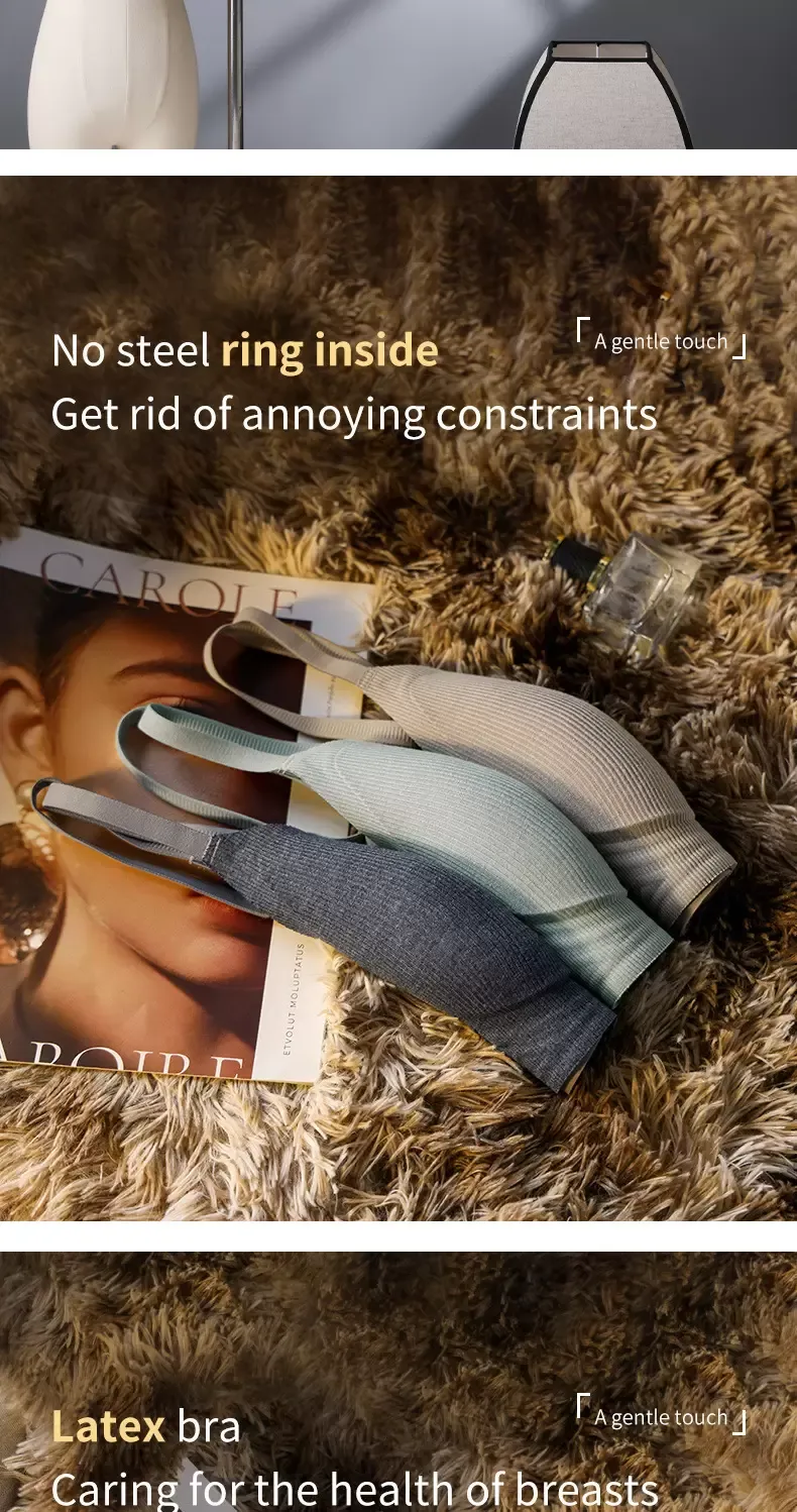 Seamless Wireless Knit Bra - quality craftsmanship detail 7