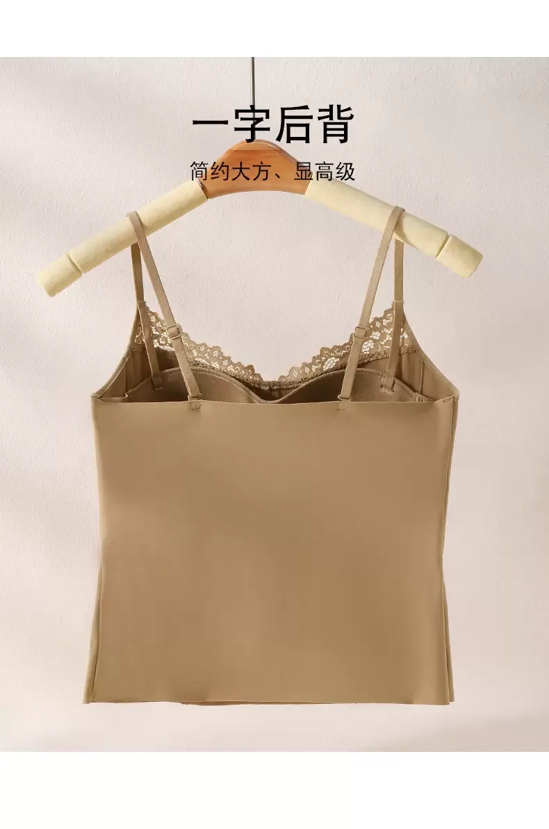 Lace Camisole Bra Top - quality craftsmanship detail 8