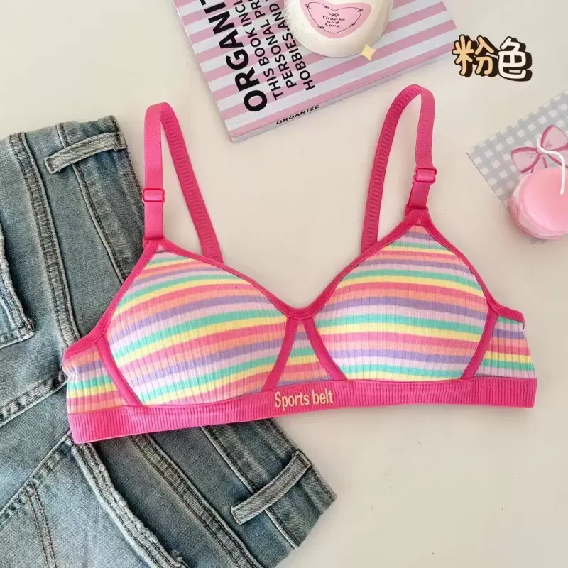 Striped Seamless Wireless Bra 6
