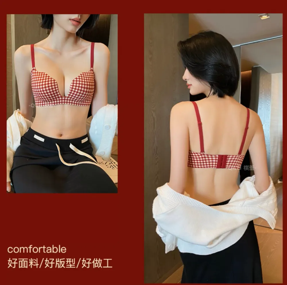 Seamless Wireless Push Up Bra 11