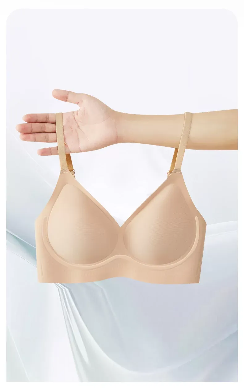 Seamless Wireless Push Up Bra