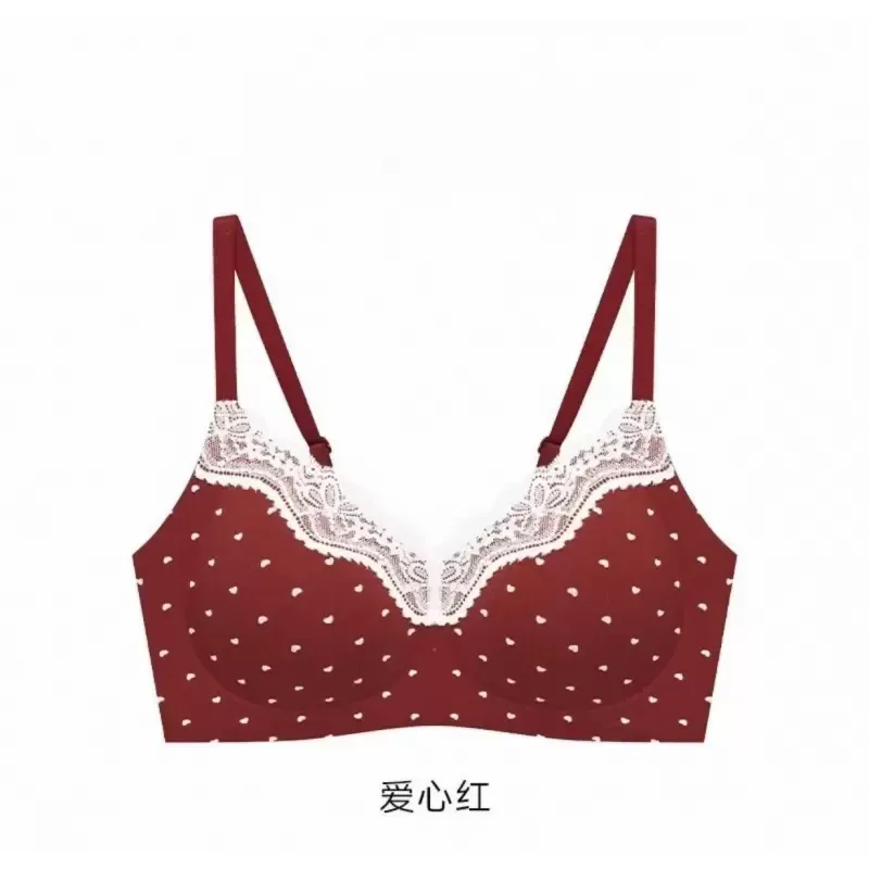 French Floral Wireless Bra Set