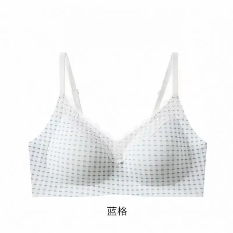 French Floral Wireless Bra Set 6