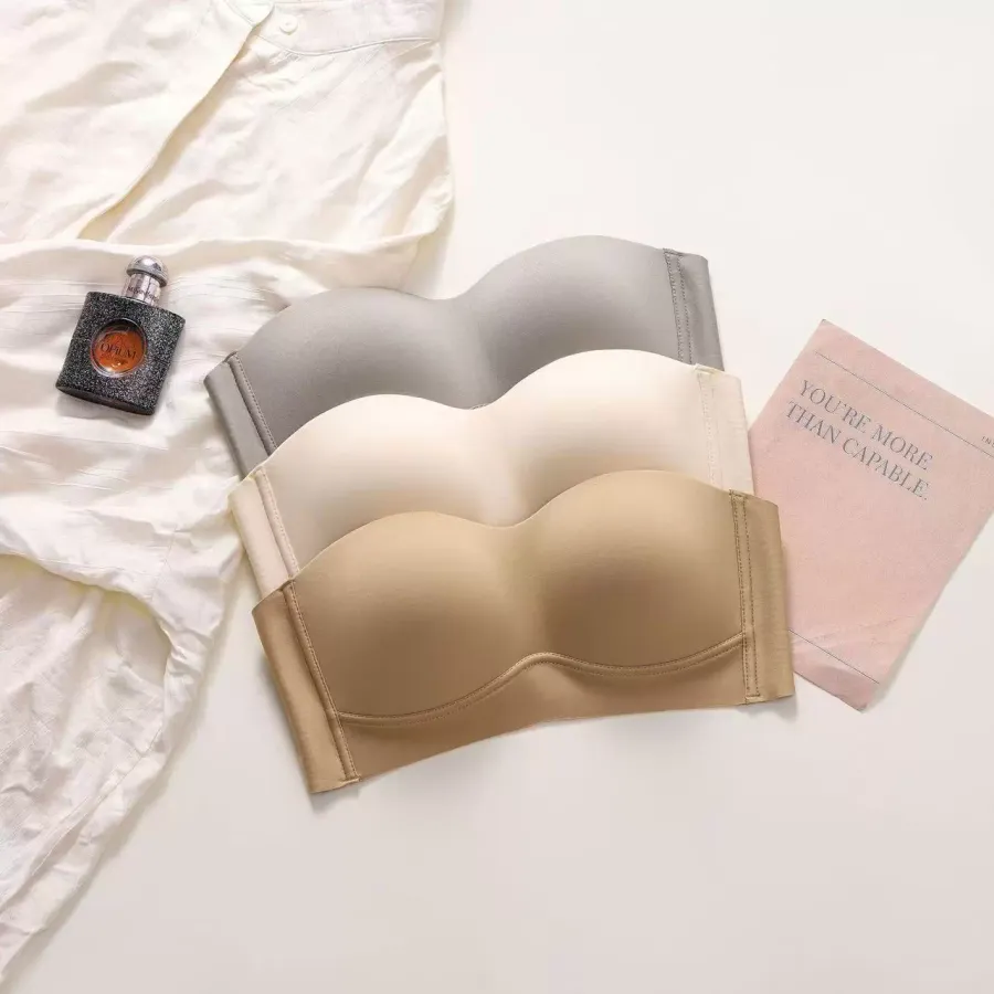 Strapless Push Up Bra - quality craftsmanship detail 2