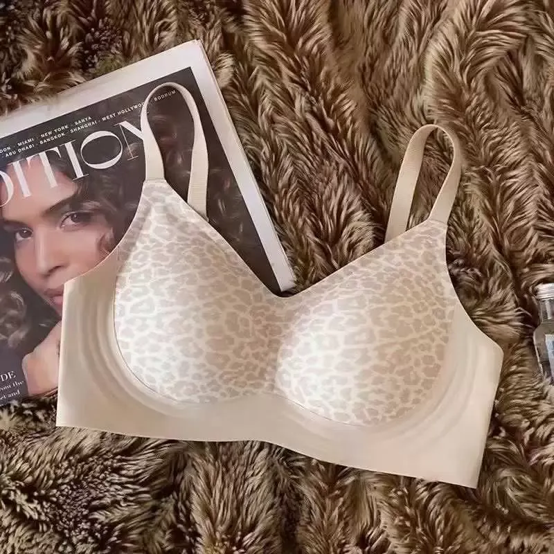 Leopard Print Push Up Bra 8
