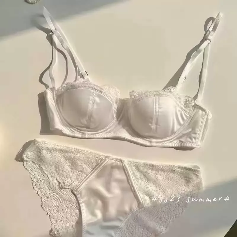 French Satin Push Up Bra 9