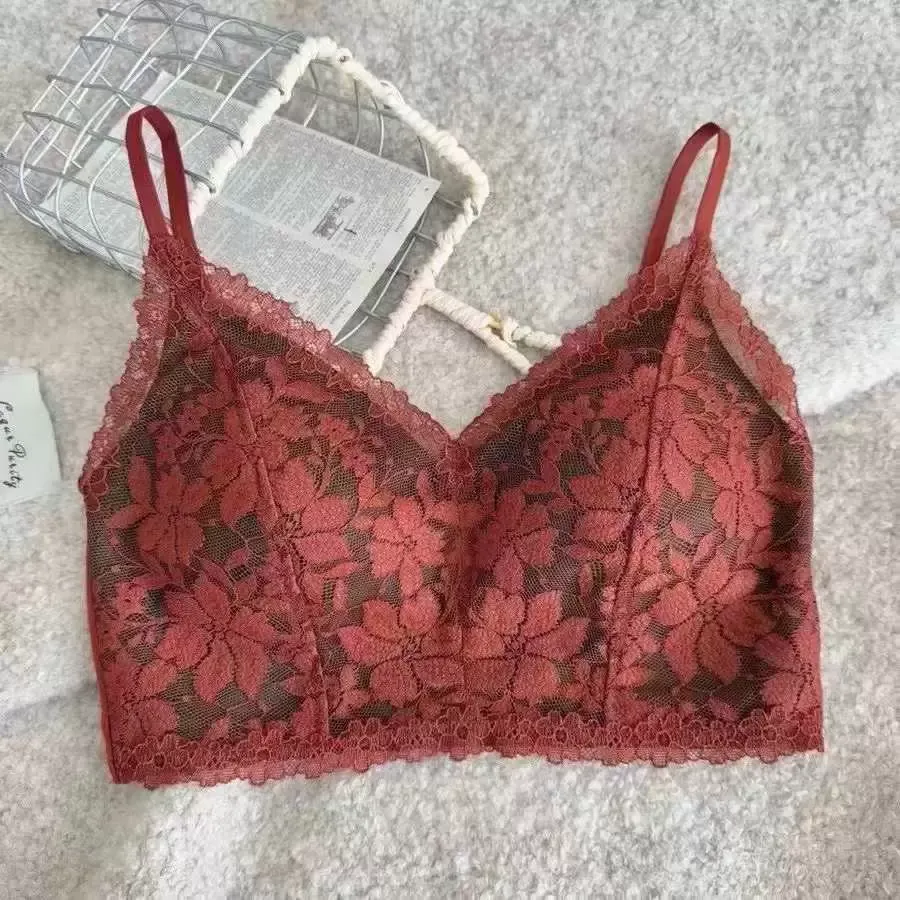 French Lace Camisole Bra Top 2