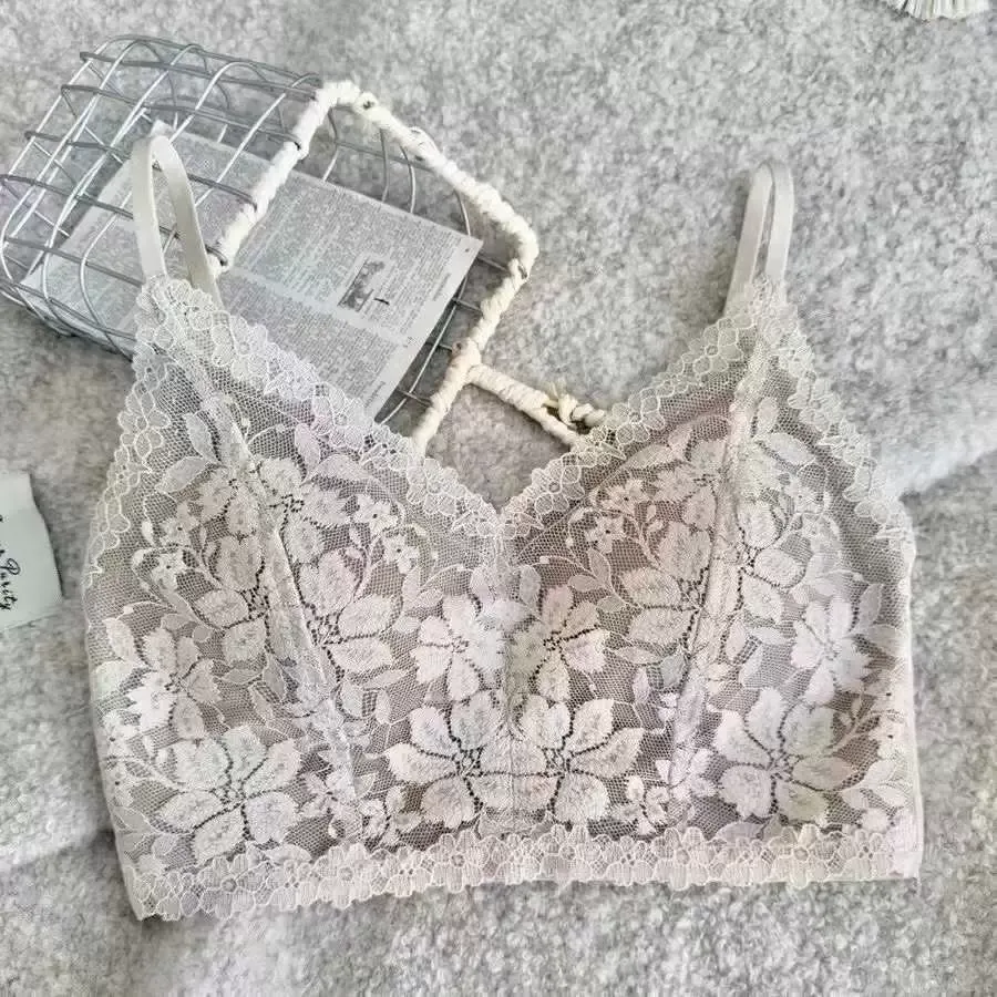 French Lace Camisole Bra Top 3