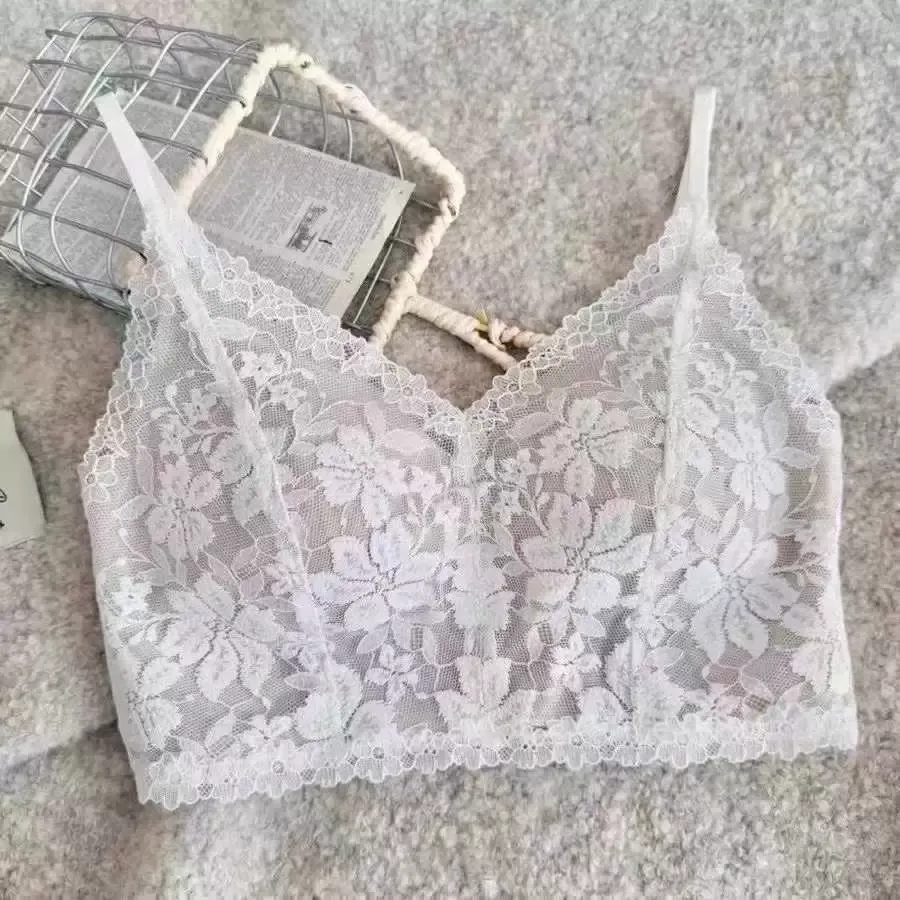 French Lace Camisole Bra Top 4