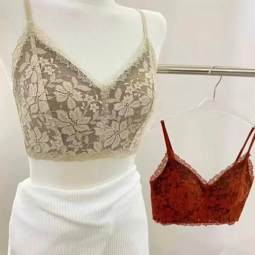 French Lace Camisole Bra Top 6